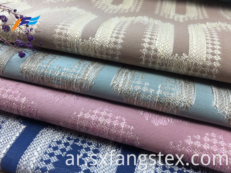 Polyester Cotton Textile Window Embroidered Curtain Fabric 5